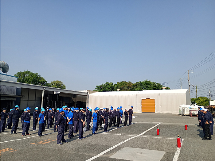 避難訓練をおこないました01。
